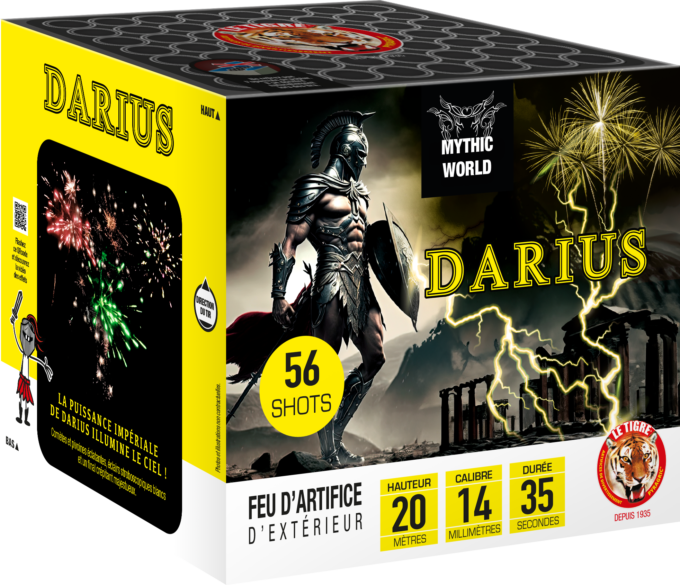 Feu d'artifice à tirer soi même DARIUS 56 coups